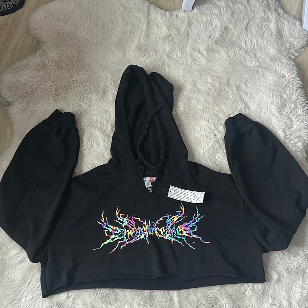 URBAN OUTFITTERS CROP HOODIE